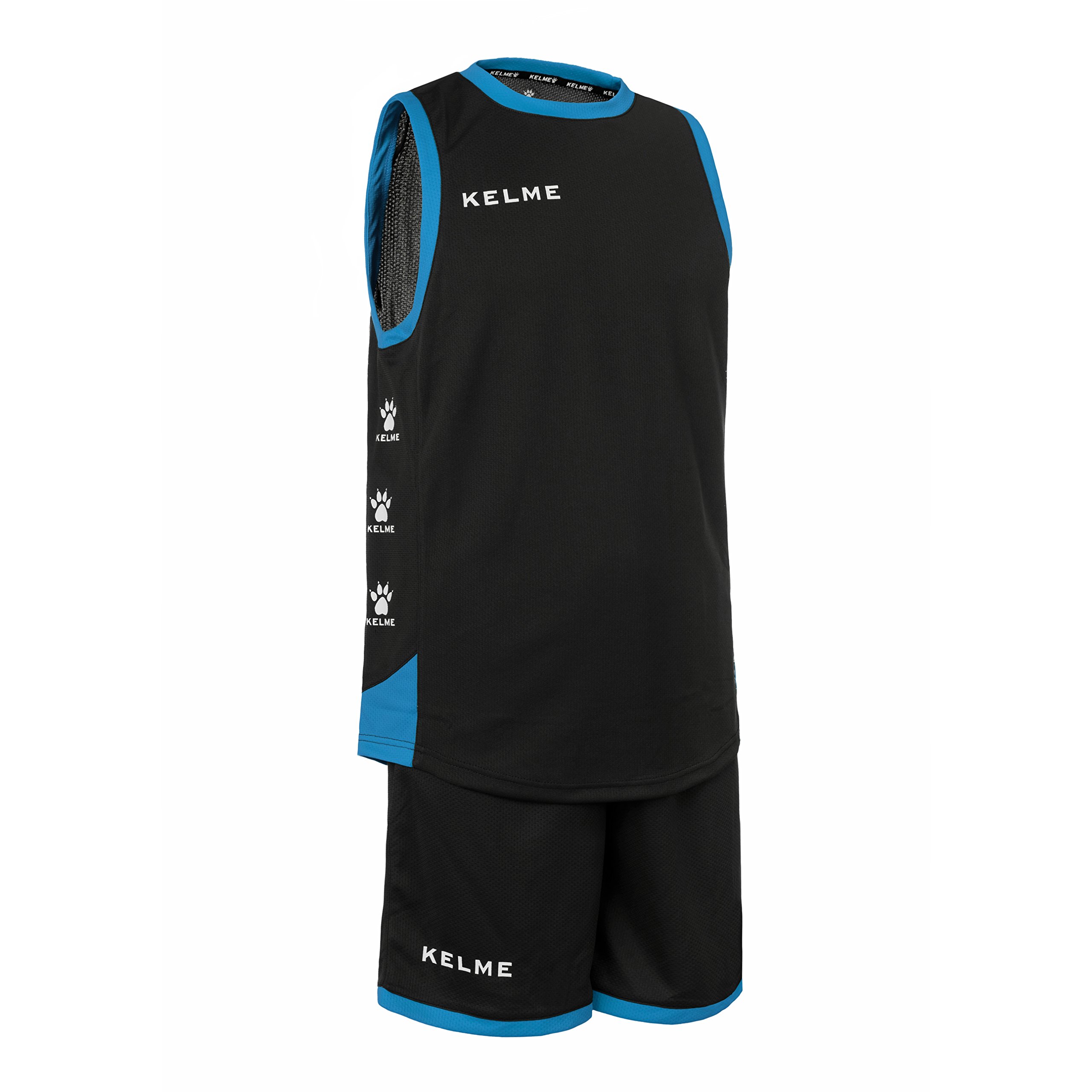 KELME Equipación De Baloncesto Vitoria Blanco Y Rojo