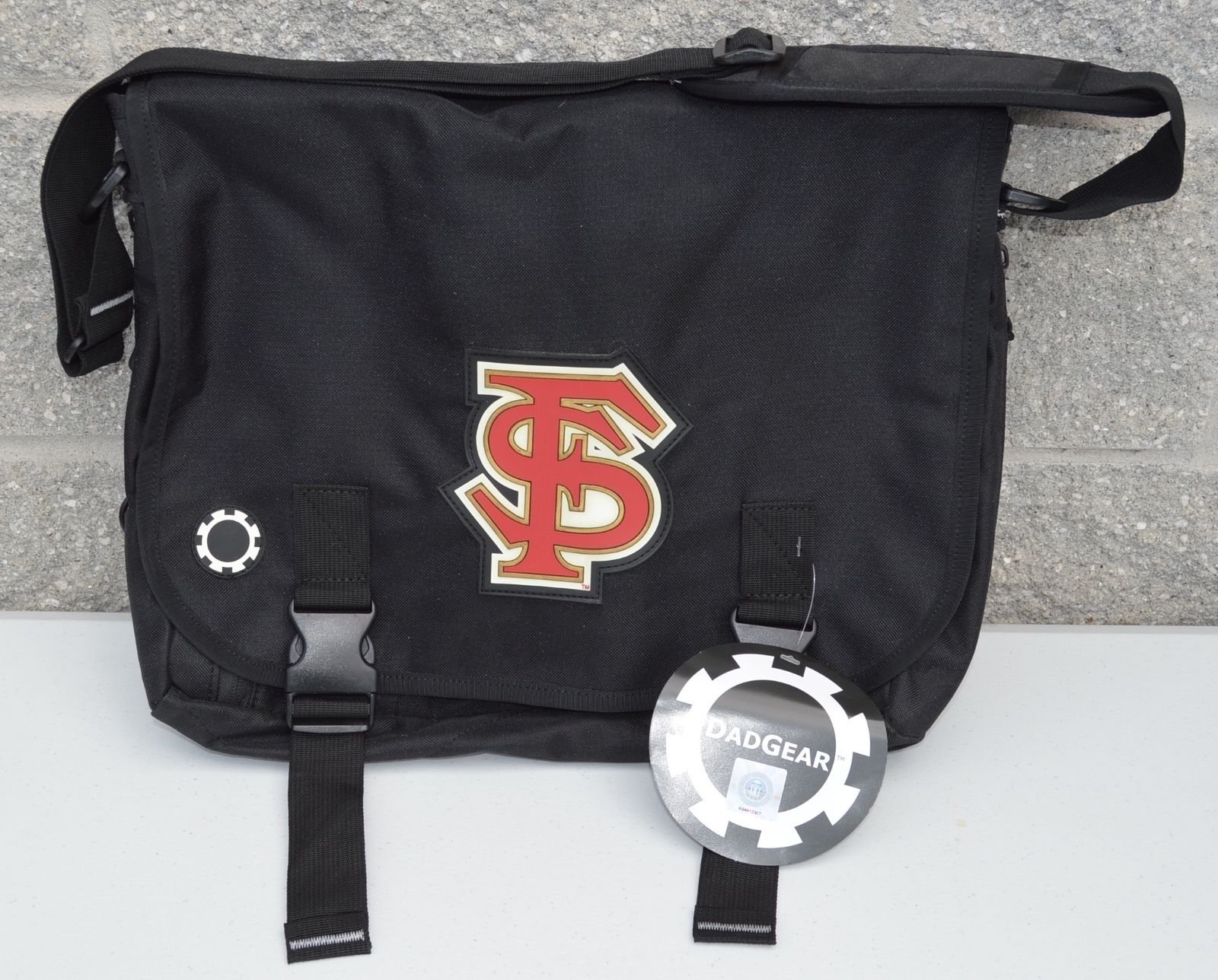 Initialed San Francisco DadGear Messenger Baby Bag