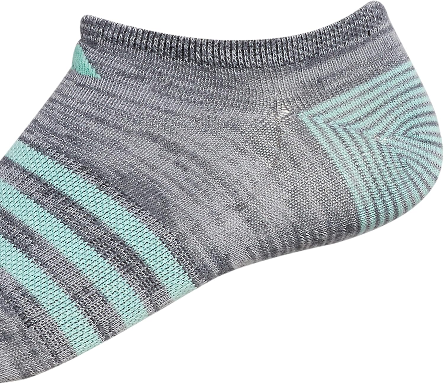 adidas Women's Superlite No Show Socks (6-Pair) Medium Black/Pink Fusion/Purple Rush