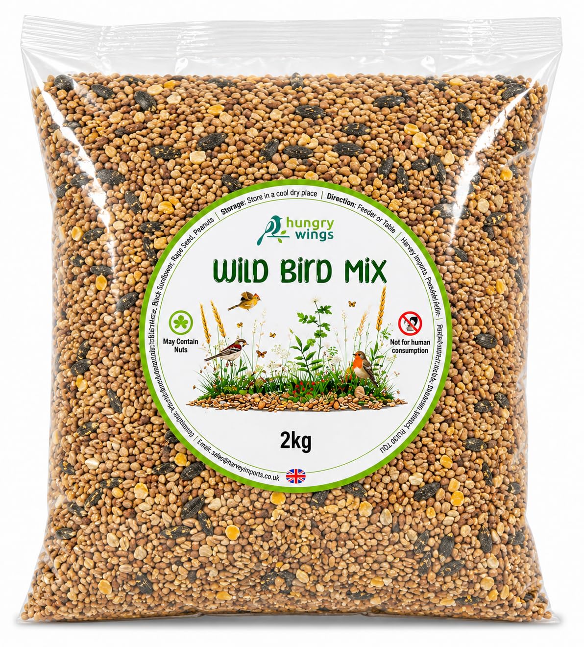 Wild Bird Food (2kg, Wild Bird Mix)