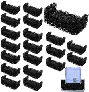 fonte água para gatos, 20 peças filtro espuma para fonte animais estimação, filtro esponja para fonte gato, filtro espuma esponja bebedouro para gatos, esponja para cães e gatos