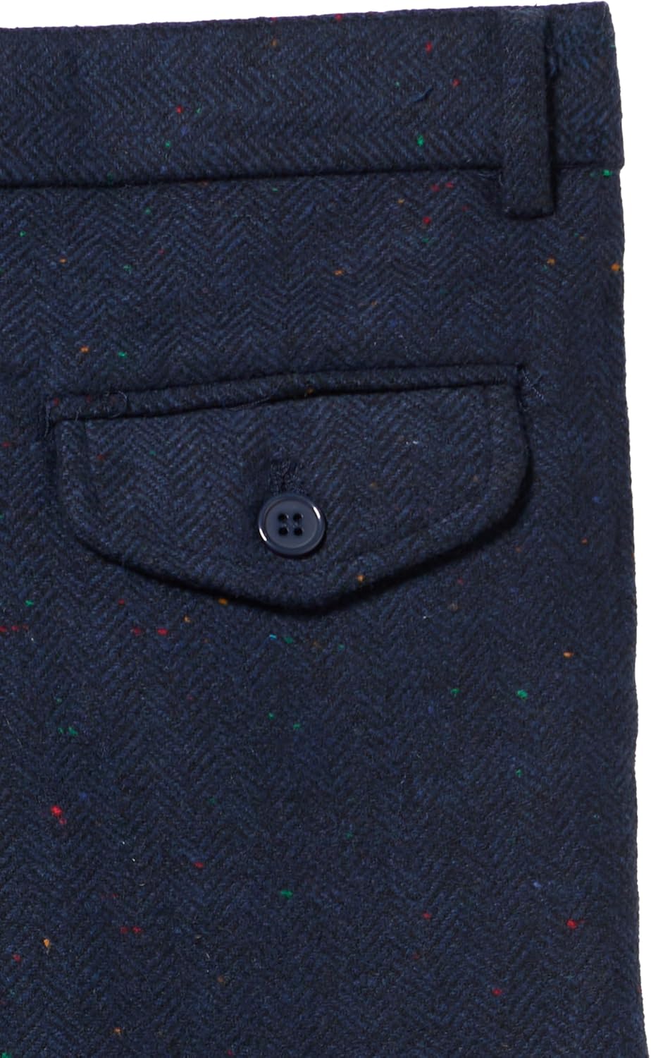 [Isaac Mizrahi] ドレスパンツ Boy's Slim Fit Wool Blend Ink-splash Pa