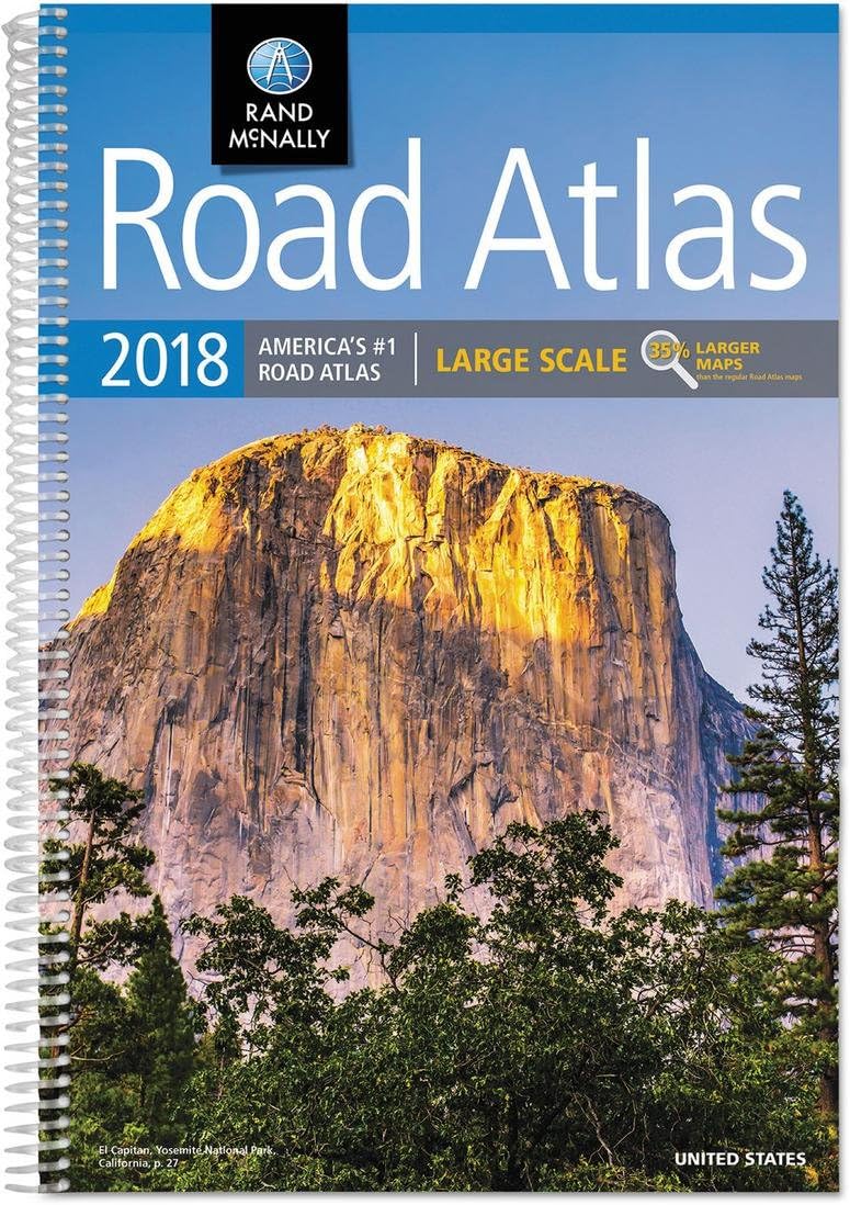 Rand McNally 2018 United States Road Atlas: Large Scale (Rand McNally Road Atlas) Paperback – 17 April 2017