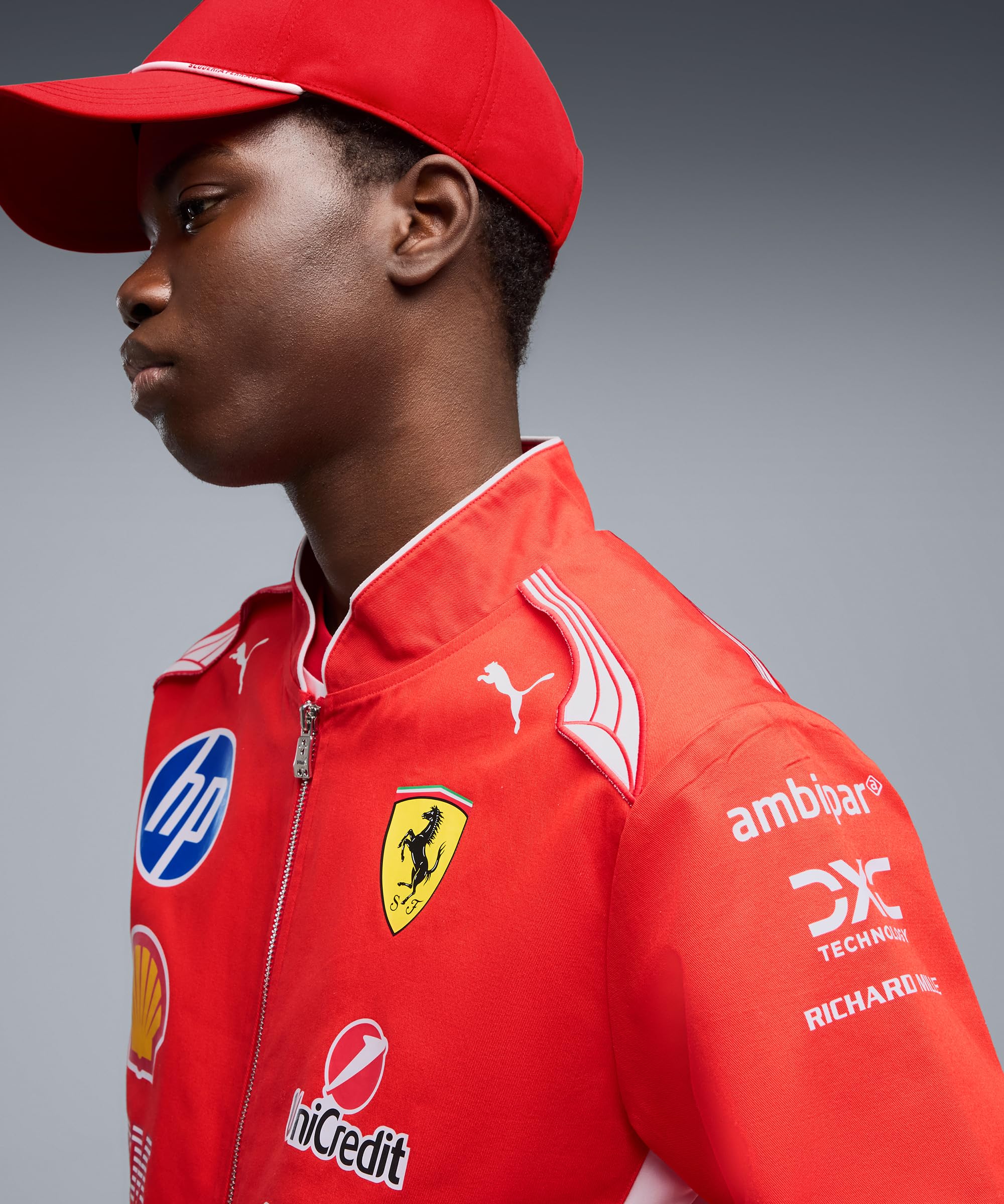 PUMA Scuderia Ferrari F1 2026 Giacca Racing Team Uomo - Rosso