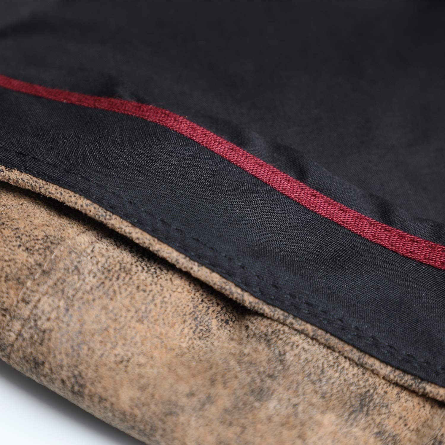 fiebig 8-Panel Berretto in Pelle per Uomo e Donna | Bakerboy cap con Fodera per Tutto L'Anno | Cappello con Visiera