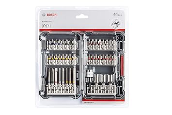 Bosch Professional 44 Pcs Mixed Screwdriver Bits Set, With 25mm And 65mm Screwdriver Bit, In A Robust Packaging