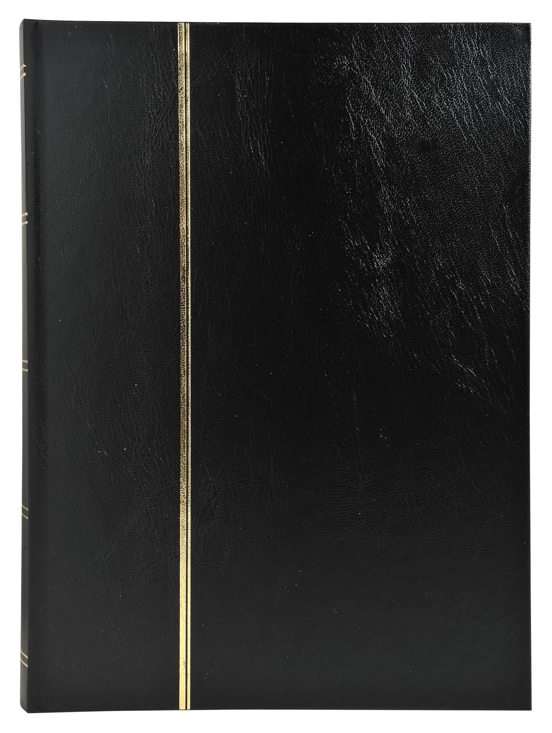 Exacompta - ref. 21141E - 1 Klassieke postzegelalbum - 32 zwarte bladzijden - Afmetingen: 17 x 22,5 cm - Kunstlederen omslag - 6 acetaatstroken - Kleur zwart : Collectif