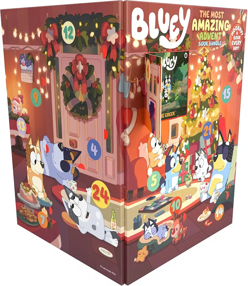 Bluey: The Most Amazing Advent Calendar Book Bundle