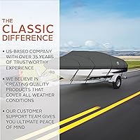 Vista 5 de Accesorios clásicos StormPro - Funda resistente para botes, se ajusta a botes de 17 pies - 19 pies de largo x 102 pulgadas de ancho