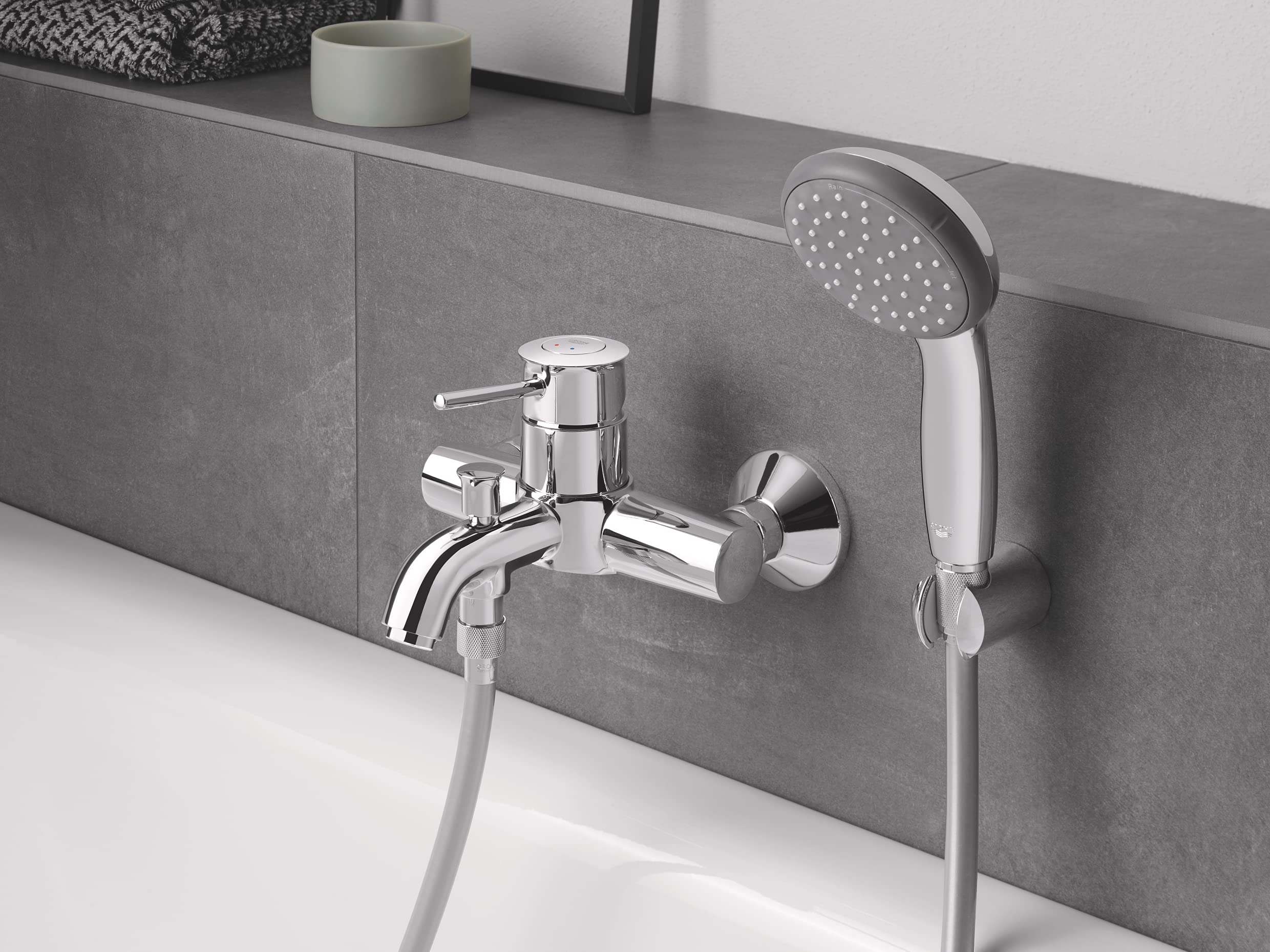 Grohe Mitigeur monocommande Bain/Douche Start Classic, chromé, 23787000 (Import Allemagne)