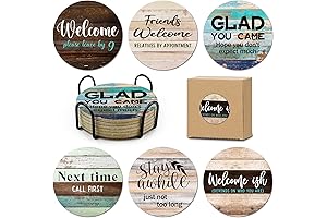 Taope Funny Coasters - Protect Surfaces with Sarcasm and Style