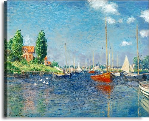 Miniatura 234 de A&T ARTWORK Antibes Seen from The Salis Gardens de Claude Monet Las Obras de Arte Clásico Mundial Reproducciones, Impresiones de Arte en Lienzo