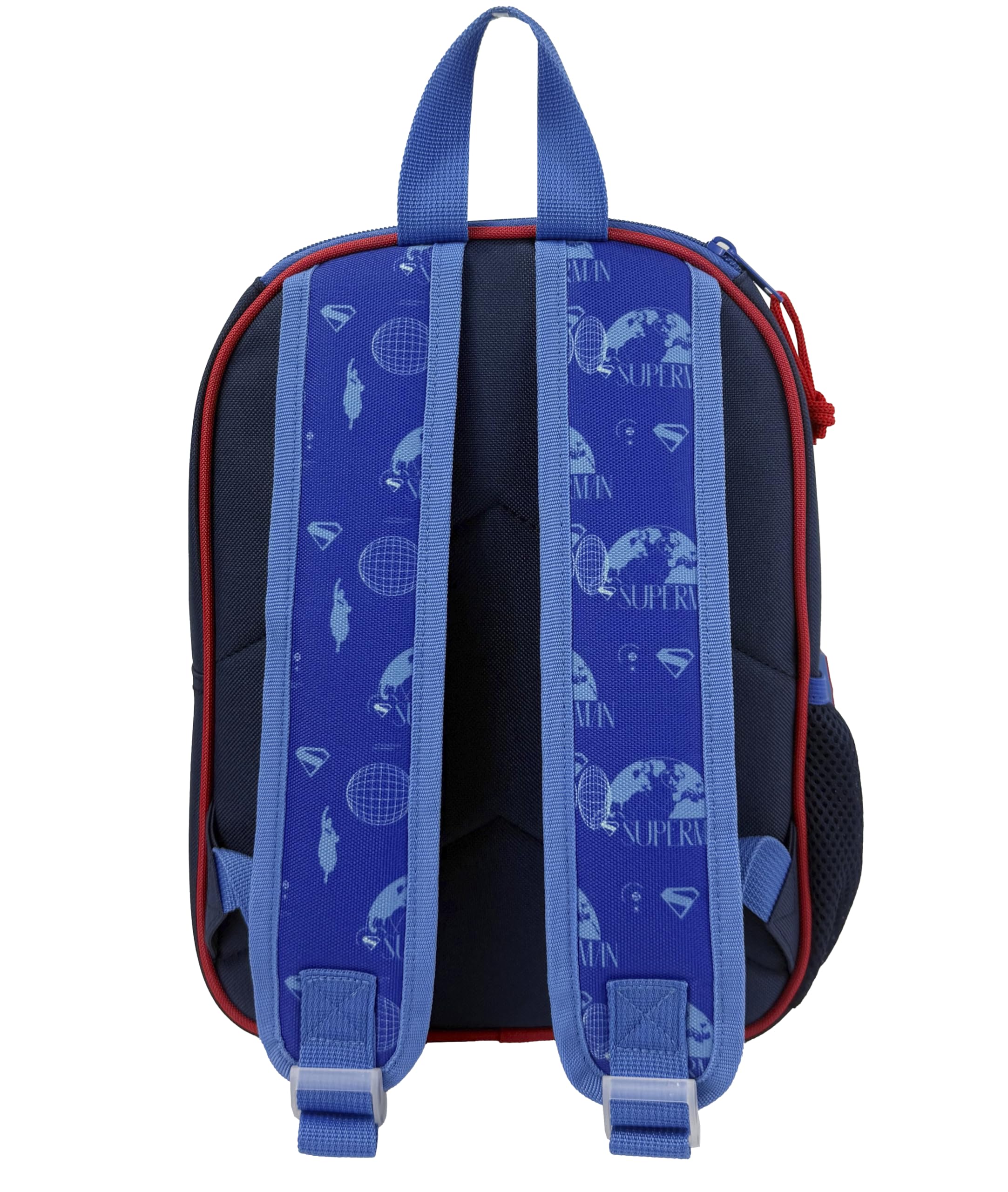 CYPBRANDS - Superman, Zaino per bambini con mantello, Prescolare, Misura 30 cm, Zaino con mantello, Mantello di Superman, Prodotto ufficiale