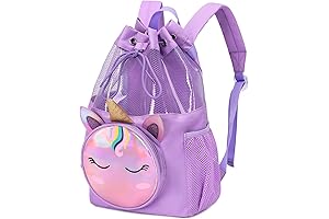 Waterproof Drawstring Tennis Bag for Girls