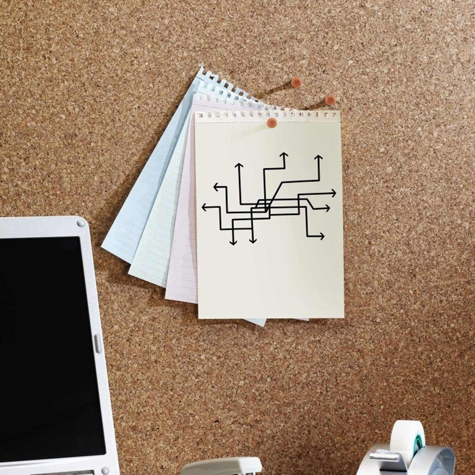 100 Stück Holz Stecknadeln - Naturfarbene Heftzwecken Mit Stahlspitze