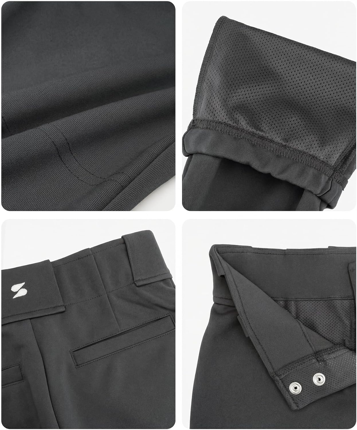 Stelle Women's Softball Pants Knickers Knee-High Baseball Pant with Pockets for Athletes Tee Ball Fastpitch Style