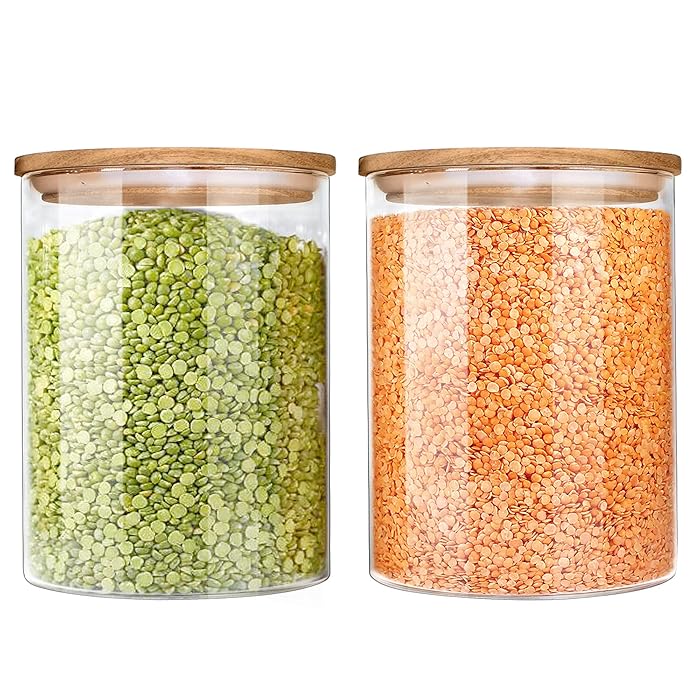 Buy Glass Jars with Airtight Lids Urban Green, Airtight Glass Canisters