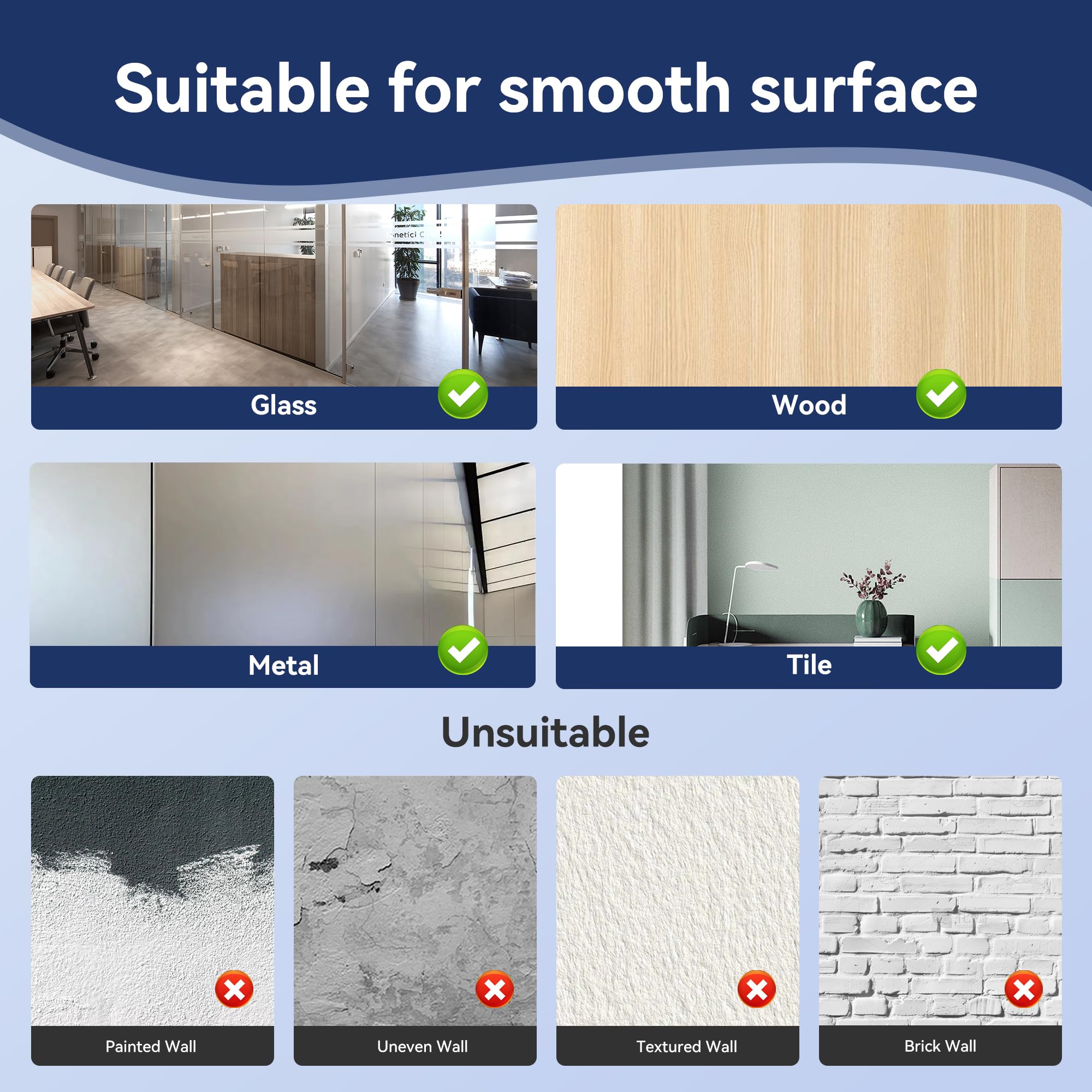 Adhesivo de pizarra blanca para pared