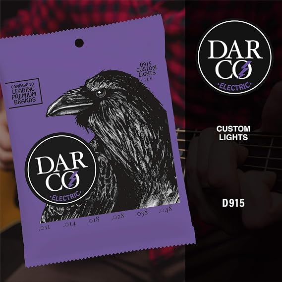 Darco Electric Guitar Strings, Custom Light .011-.049 (D915)