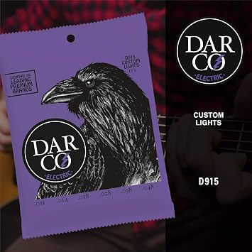Darco Electric Guitar Strings, Custom Light .011-.049 (D915)