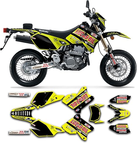 Miniatura 19 de Juego de calcomanías Kungfu Graphics personalizadas para Suzuki DRZ 400 SM Supermoto 1999, 2000, 2001, 2002, 2003, 2004, 2005, 2006, 2007, 2008,
