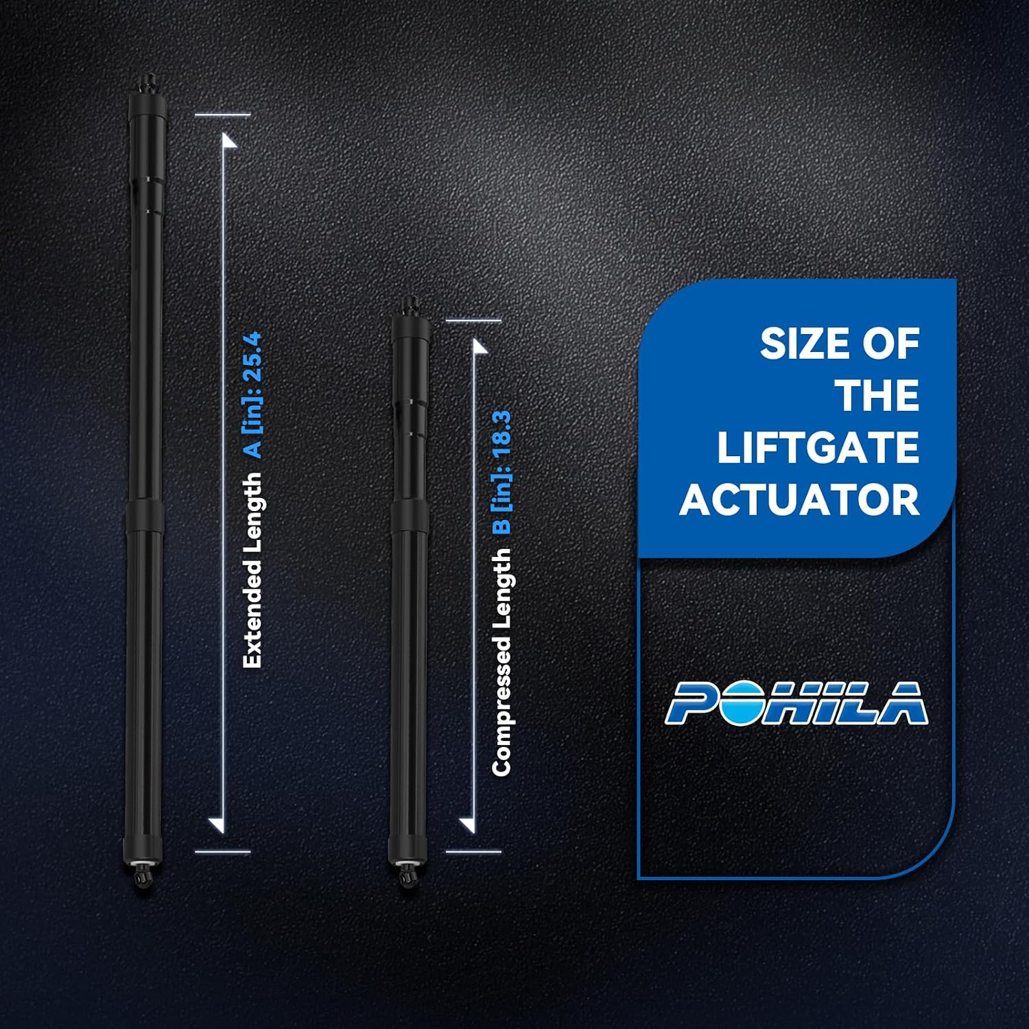 Electric Rear Tailgate Power Liftgate Actuator Compatible with 2014 2015 2016 2017 2018 2019 Toyota Highlander, Trunk Tailgate Power Shock Support Replaces# 6892009130 6891009120, 2Pcs, 1Pair