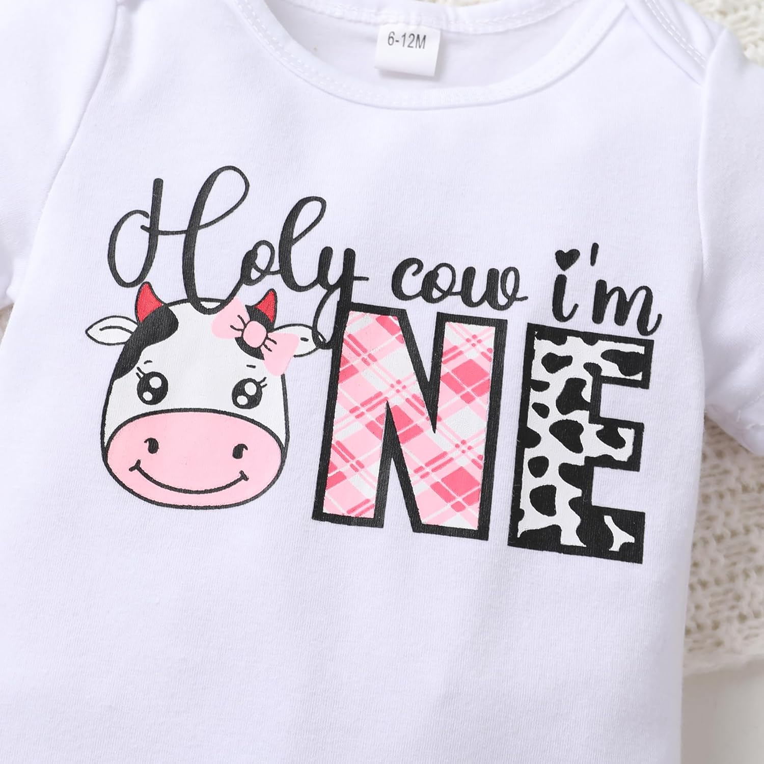 Newborn Baby Girls My 1st Birthday Dress Infant Shiny Printed Sequin Bowknot Tutu Princess Dress - Image 4