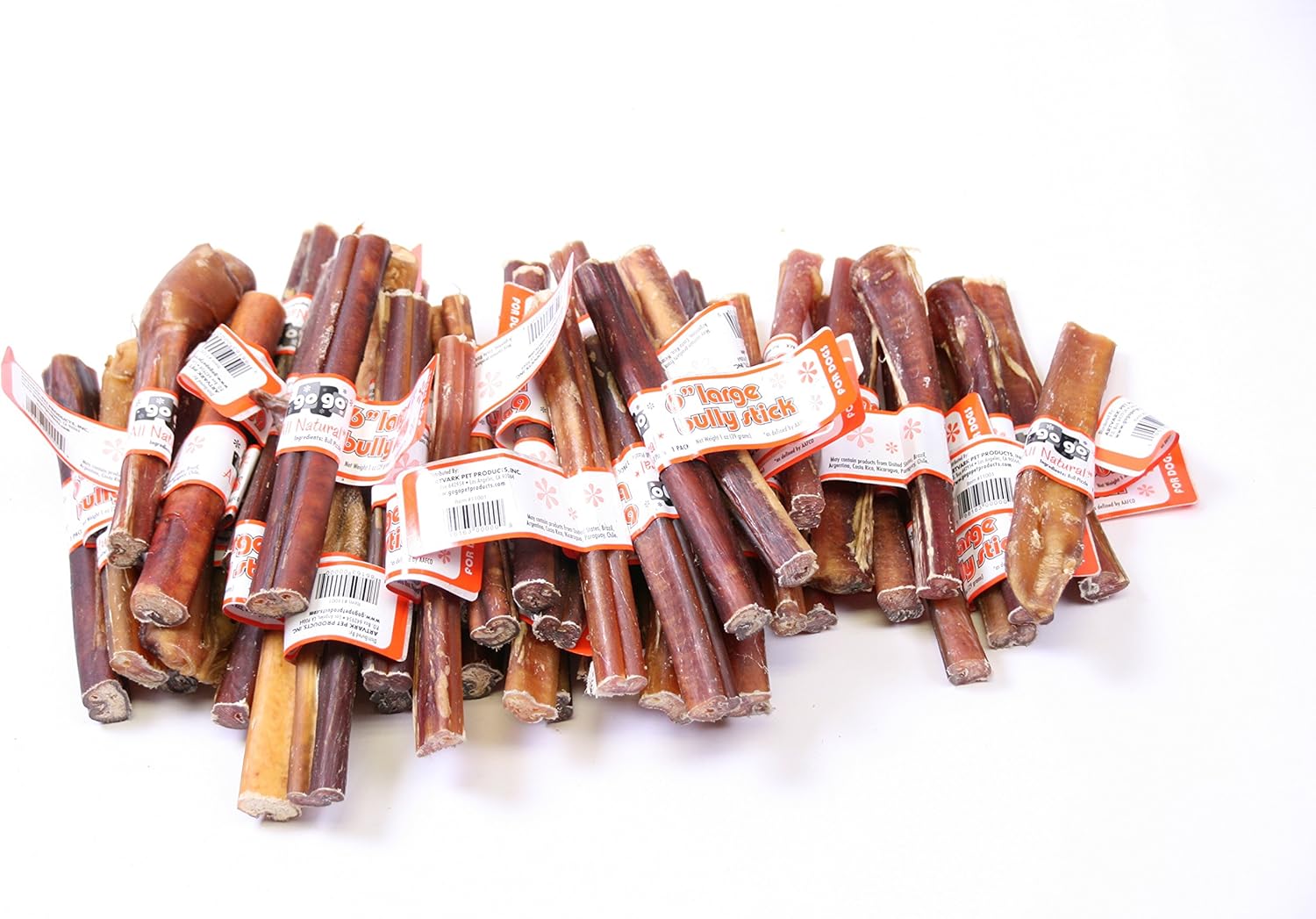 GOGO Large Bully Sticks, Premium 6 Inch