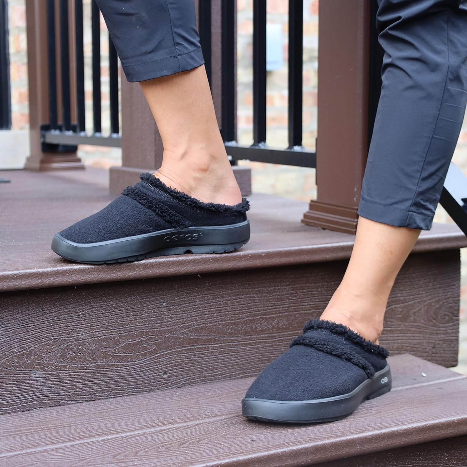 Women's OOcoozie Mule Shoe - Black - Image 2