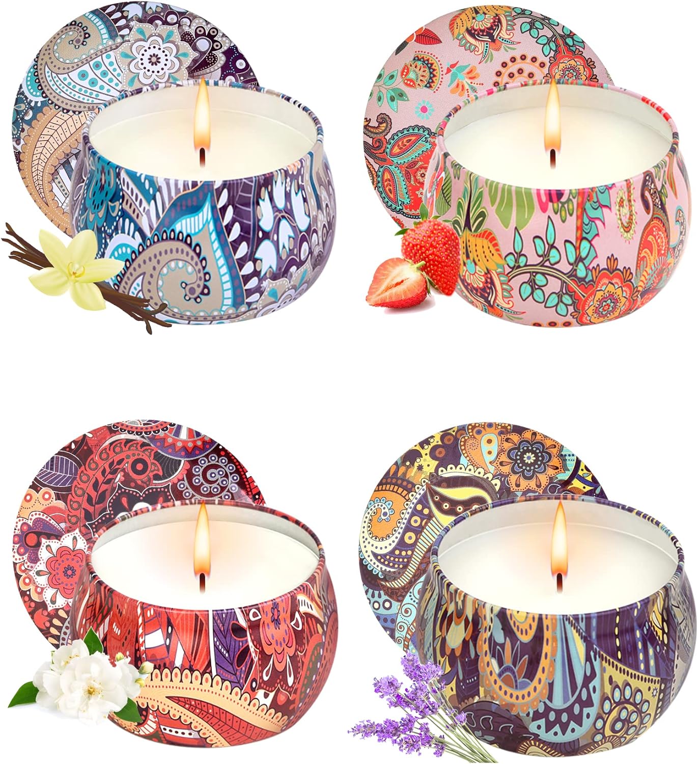 Buy Scented Candles Gift Set for Women, Primevolve Home Scented