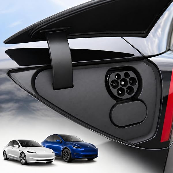 Nasadka ochronna do przyłącza CCS magnetyczna • Pokrywa chroni złącze ładowania DC przed kurzem i wilgocią • pasuje do Tesla Model S/3/X/Y i innych EVs
