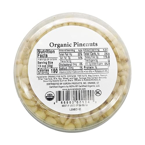 Miniatura 4 de Aurora Natural Productos piñones orgánicos 4 onzas