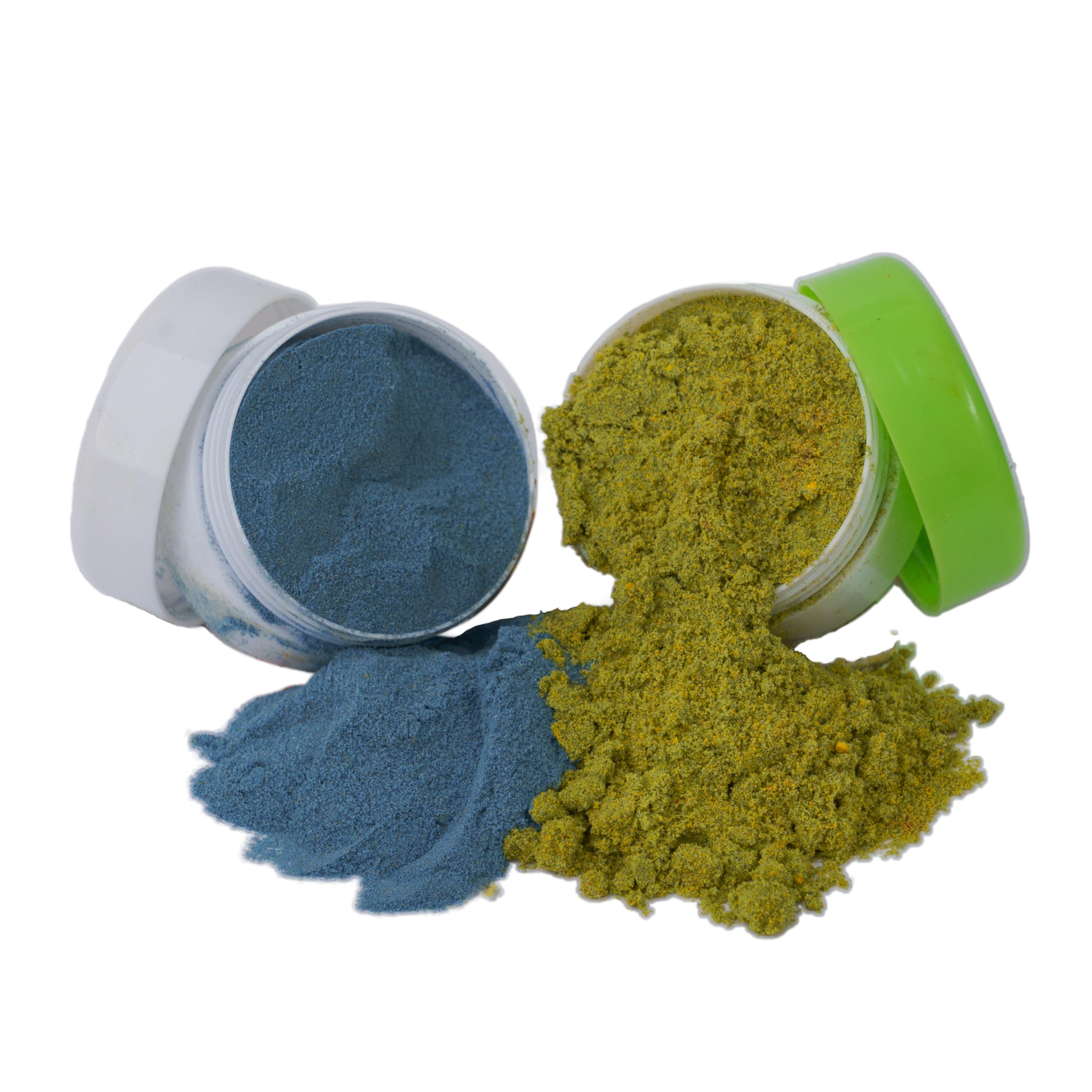 Dye Free Apple Green and Forest Green Food Coloring Powders Set. | Perfect for cake decoration, cookie frosting, icing & drinks | Plant-Based, All