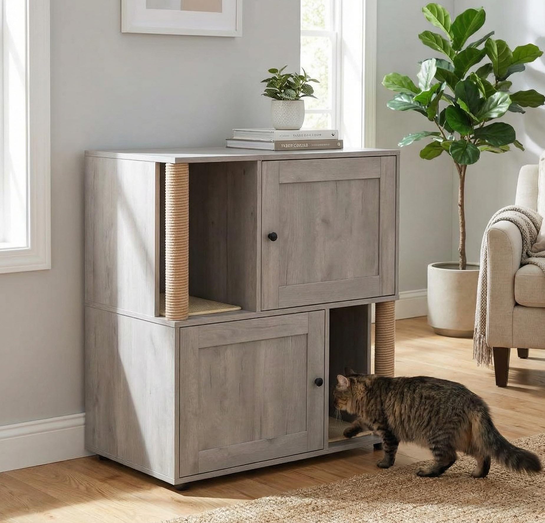 View 1 of *** PARTS ONLY ***
Patikuin 2-Tier Cat Litter Box Enclosure