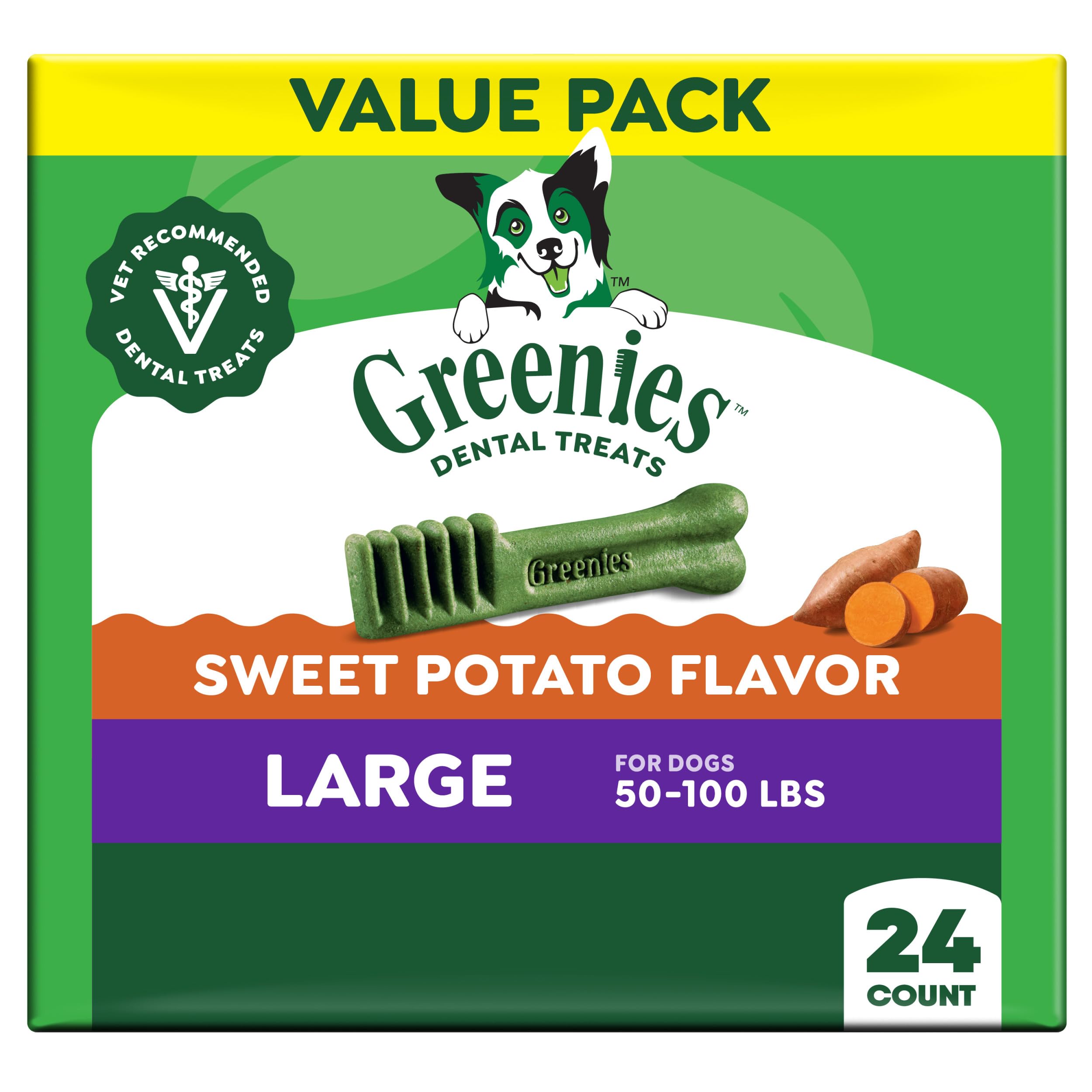 Greenies Large Sweet Potato Dental Treats