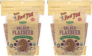 Bob's Red Mill Resealable Organic Whole Golden Flaxseed, 13 Ounce (Pack of 1)