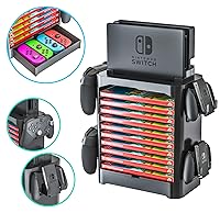 Vista 1 de Skywin Game Storage Tower for Nintendo Switch - Nintendo Switch Game Holder Game Disk Rack and Controller Organizer Compatible with Nintendo Switch