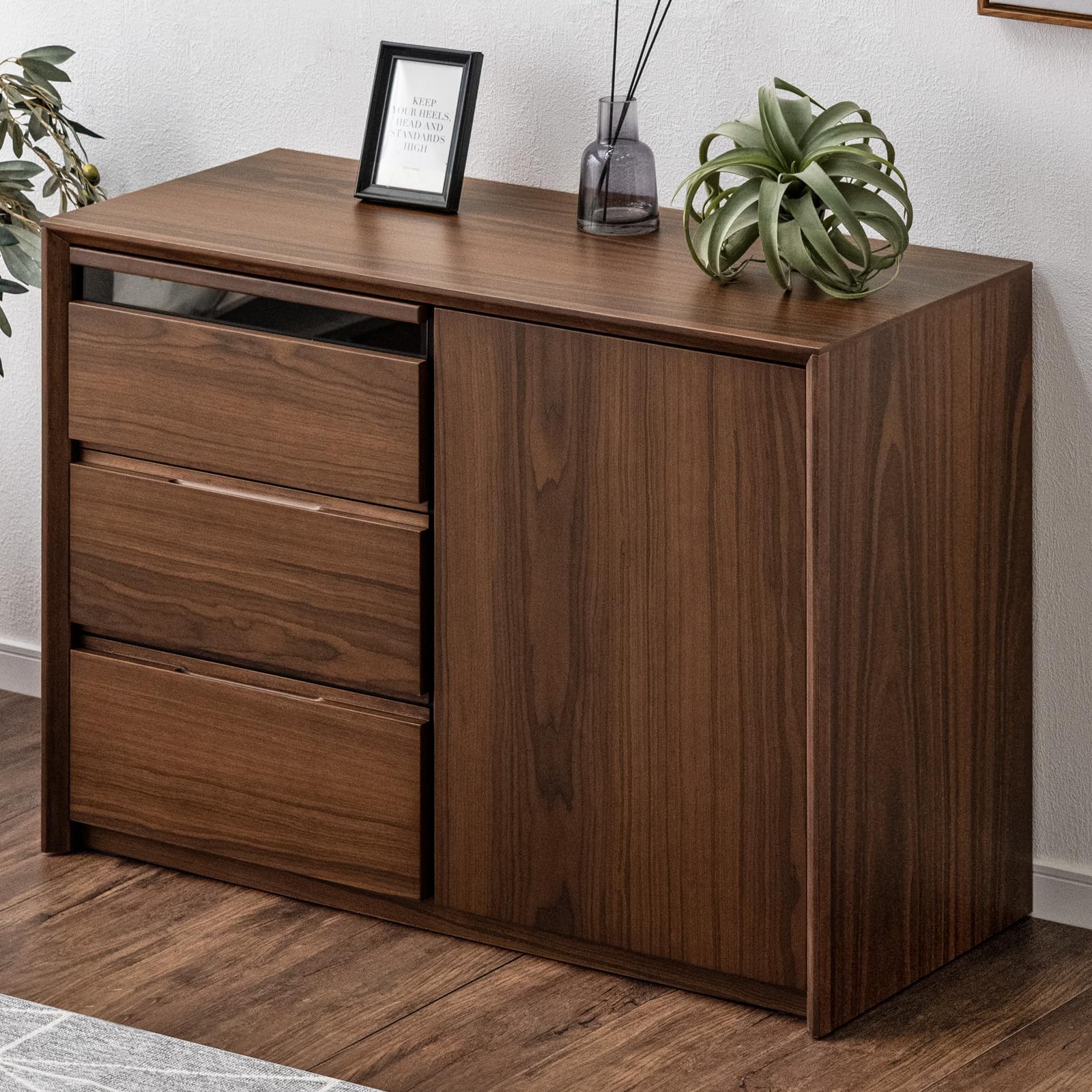 ソフト レザー チェスト タンス A キャビネット 箪笥 収納 サイド ボード jumblefurniture_sn-rondo02