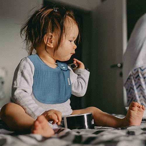 Miniatura 3 de Baberos de muselina para bebés niños y niñas, babero de muselina orgánica para bebé para babeo y dentición, baberos suaves de bandana para babeo de