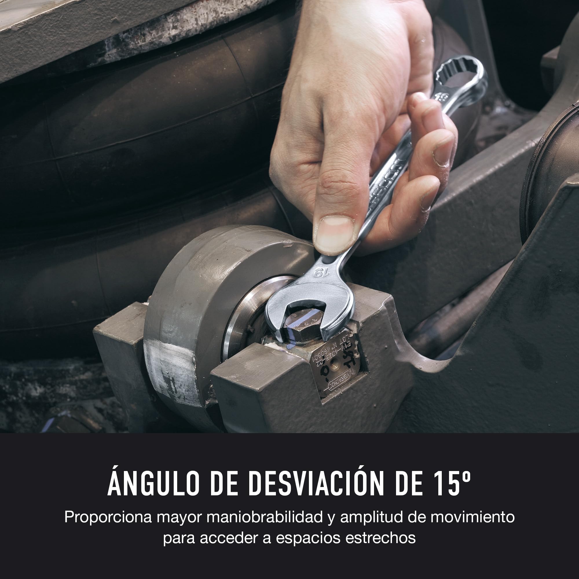 FACOM -Juego de 14 llaves combinadas, llaves métricas mixtas, dimensiones de 7 a 24 mm, funda portátil - 440.JP14PB