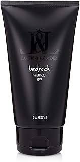 Bedrock Hard Hold Hair Gel, Strong Hold, Non-Flakey or Greasy Styling Gel, All Hair Types