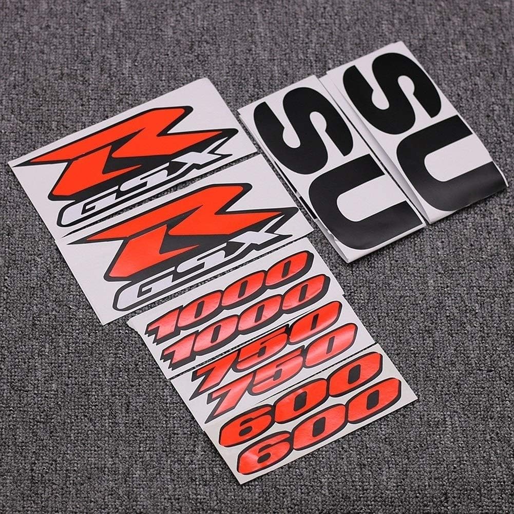 Motorcycle Fairing Kit Body Side Stickers Badge For Suzuki GSXR 1000 750 600 GSX-R K1 K2 K3 K4 K5 K6 K7 K8 K9 K10 Decals Emblem (Color : GSXR750)
