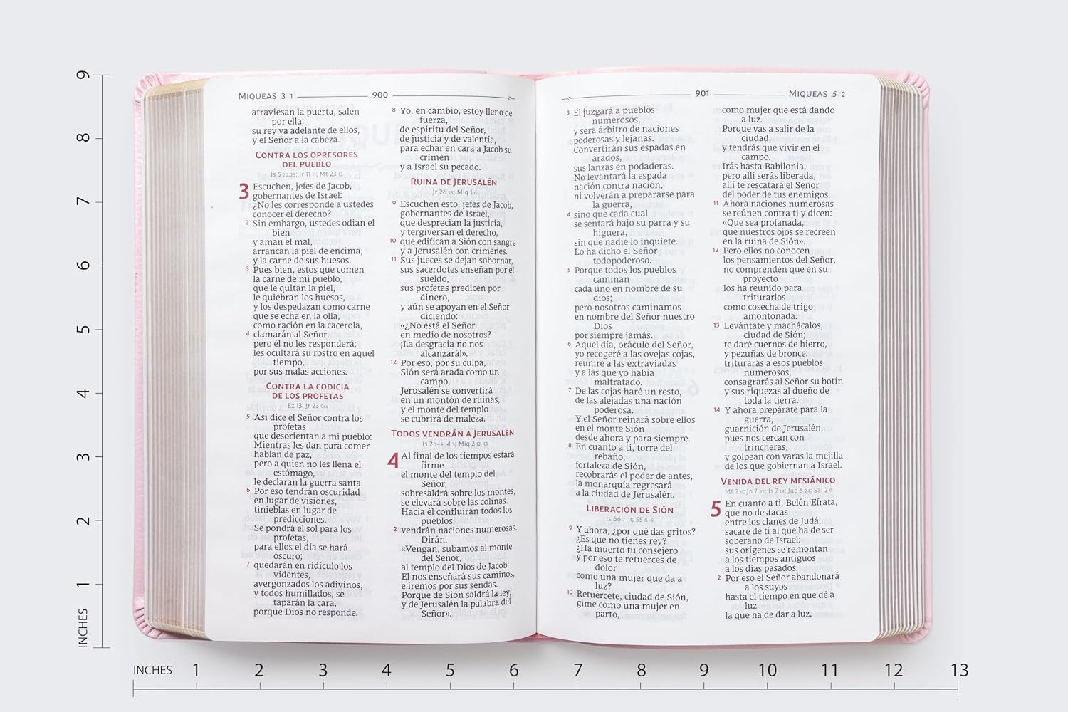 Biblia Católica, Regalos y Ceremonias, Piel reciclada, Rosado, Comfort Print (Biblia De America) (Spanish Edition)