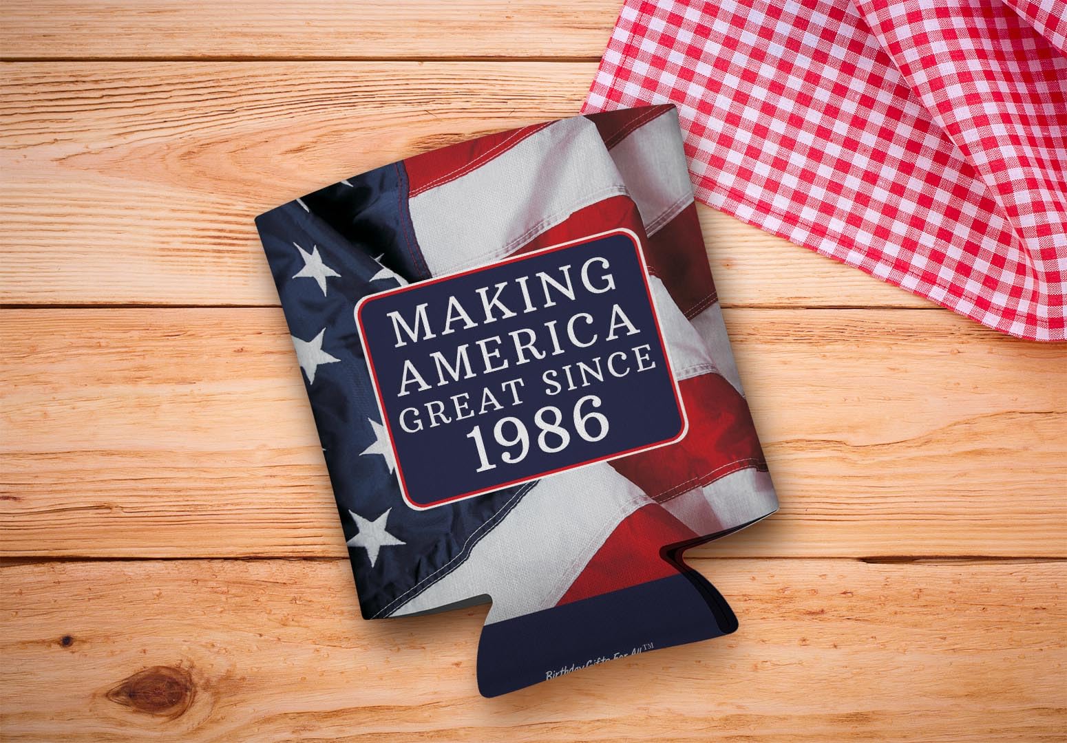 Prezenty urodzinowe na 40. urodziny 'Making America Great Since 1983' 40. urodziny żart prezenty na przyjęcie urodzinowe 2-pak Can Coolie Drink Coolies Coolies Flaga USA