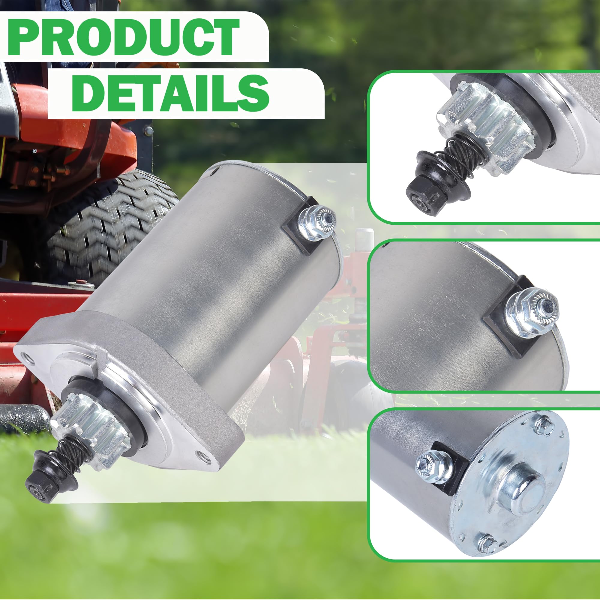Démarreur pour tondeuse Kawasaki Cub Cadet avec OEM # 21163-0711 21163-0714 21163-0727 21163-0749 21163-7024 21163-7034