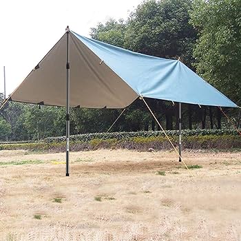 Amazon | KOMCLUB タープポール テントポール 伸縮式タープ