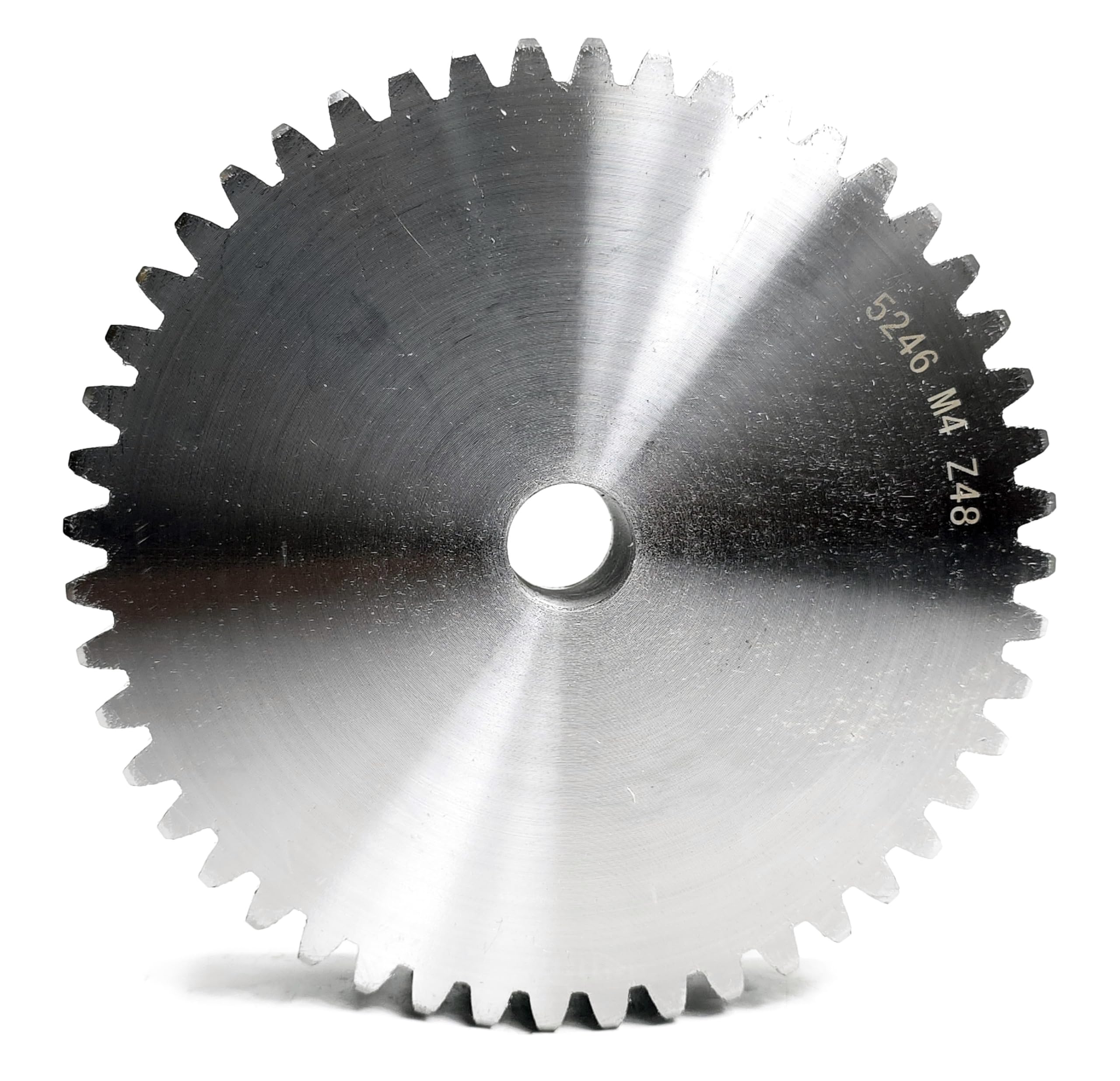 Zahnrad Modul 4 48 Zähne Scheibe Marka Ozdowski For Farming hochwertiges Stirnrad aus Stahl C45, Präzision für Landwirtschaft und Industrie