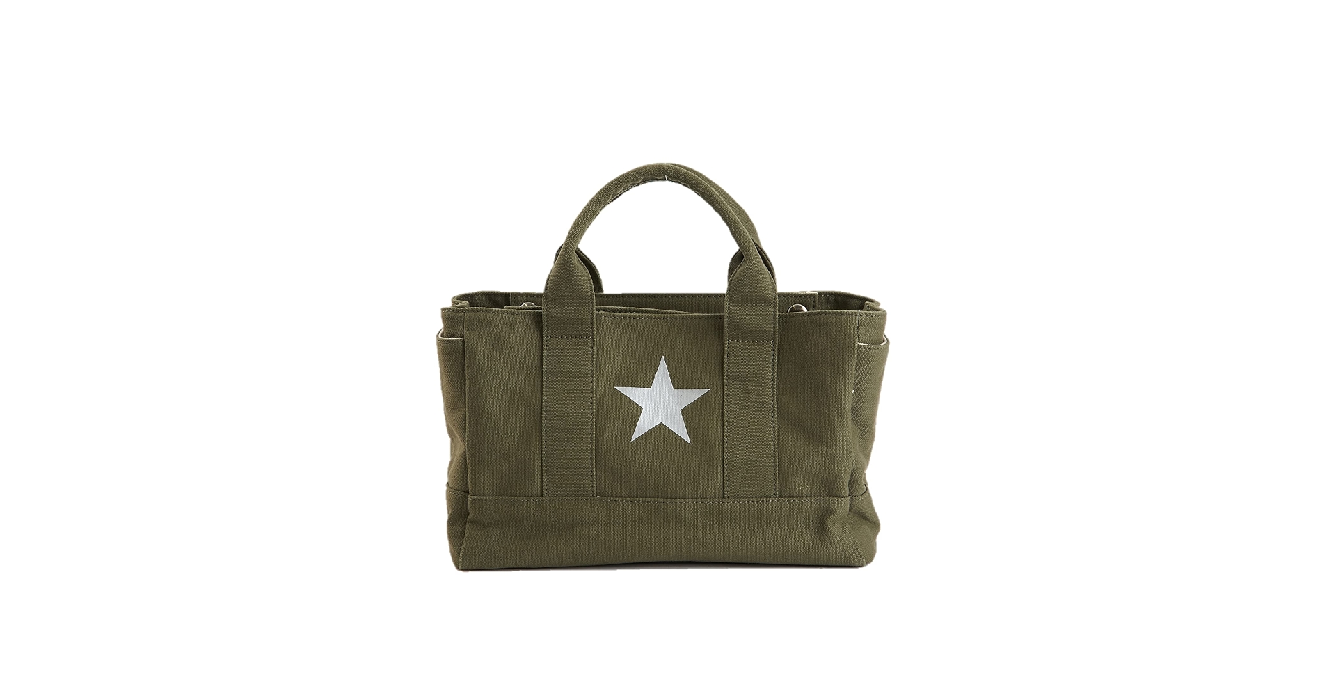 Amazon | [LAZY SUSAN] トートバッグ ハッスイキャンバス スター