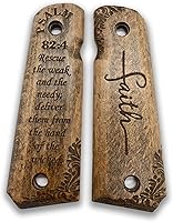 Vista 33 de for 1911: Full Size Wooden Handgun Grips with Bible Verses Series - Fits a Wide Range of 1911 Models - 1911 Accessories