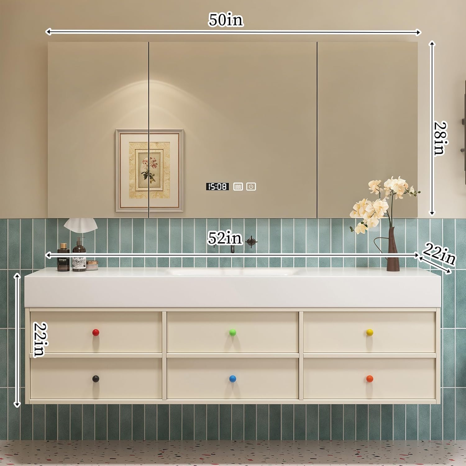 Oneroom Sink for Small Bathroom,Bathroom Vanity Sink/Vanity Sink,Corner Bathroom Vanity with Sink,wall Mirror for Bathroom,Restroom Vanity with Sink